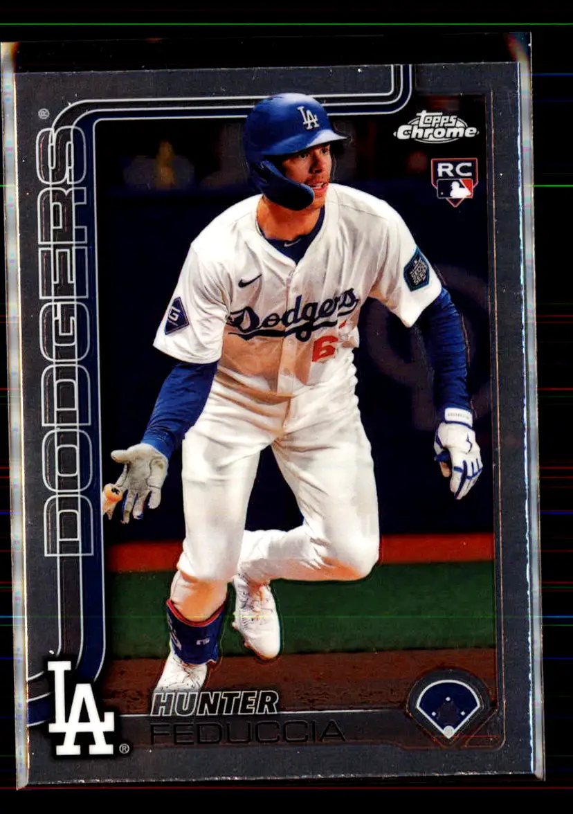 Hunter Feduccia 2025 Topps Chrome #288 - (113) - Los Angeles Dodgers