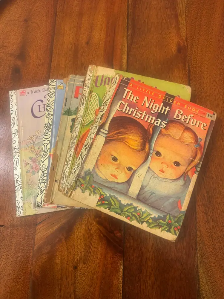 Vintage Christmas Little Golden Books - Choice