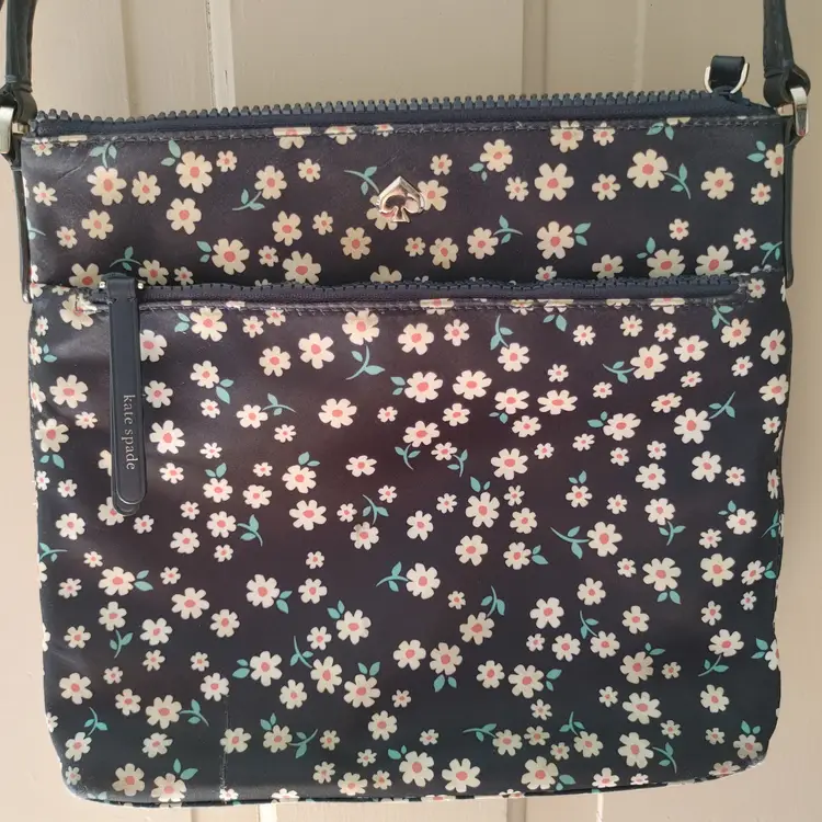Kate Spade navy floral bag