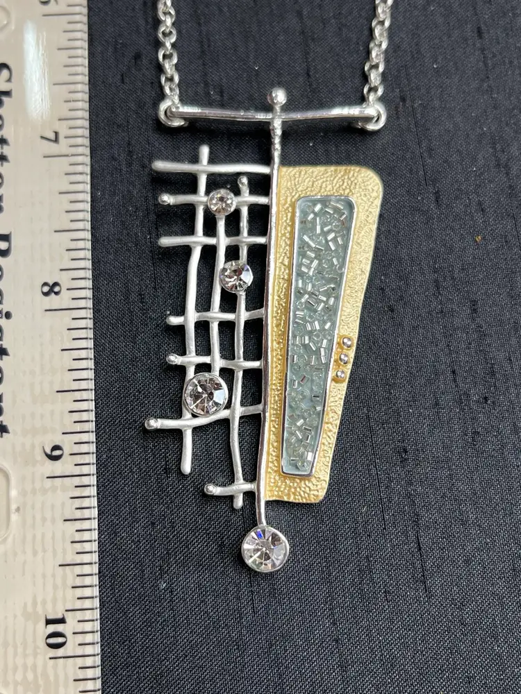 Abstract Necklace And Earring Set