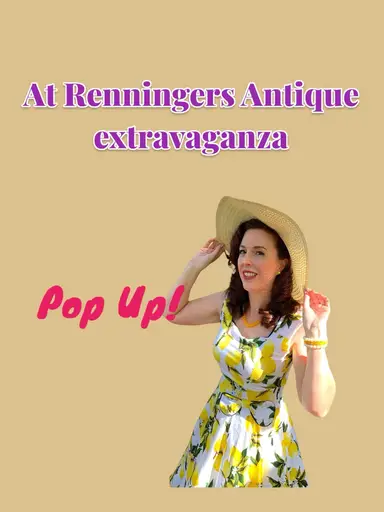 Pop Up At Mt. Dora FL, Renningers Antique, And Collectible Extravaganza Show
