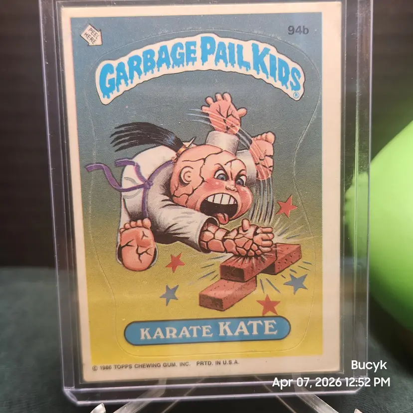 1986 Garbage Pail Kids - Karate KATE #94b