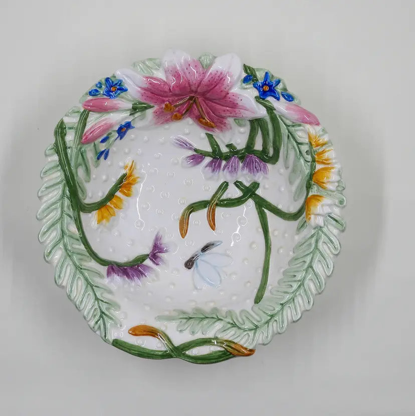 Fitz and Floyd Small Floral Trinket Bowl, Home Fragrance