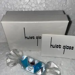 #03 -   25% Off Sale-Ultra Rare 1980's & 90's Hulet Glass Art Glass Candy As Picture (was $38)