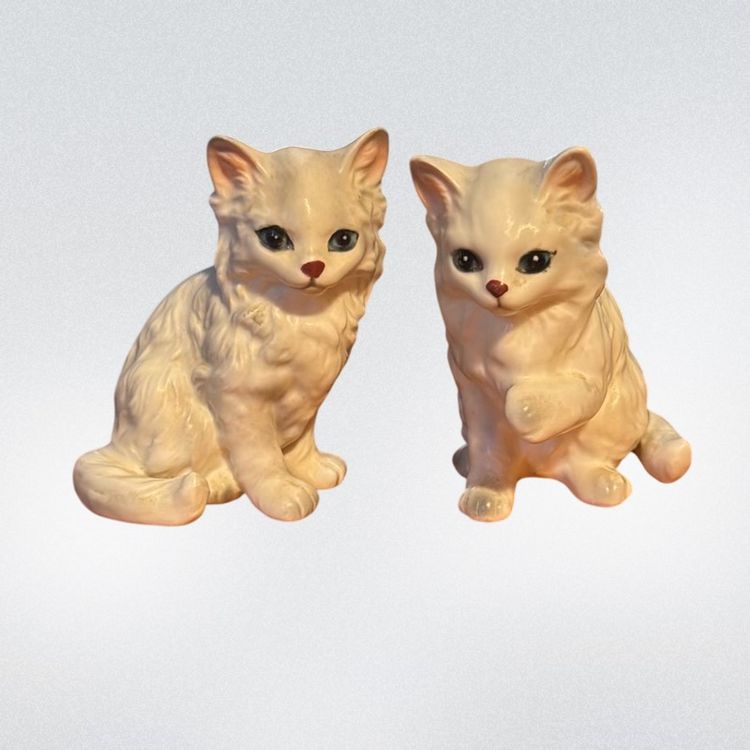 Lefton 1513 Pair Of White Persian Cats