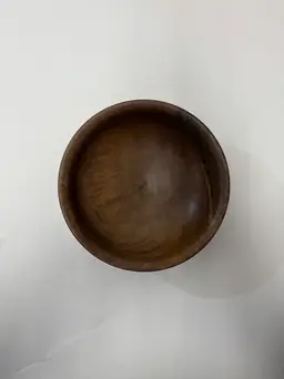 8" Dark Silver Maple Bowl