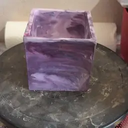 #01 - Square cement planter