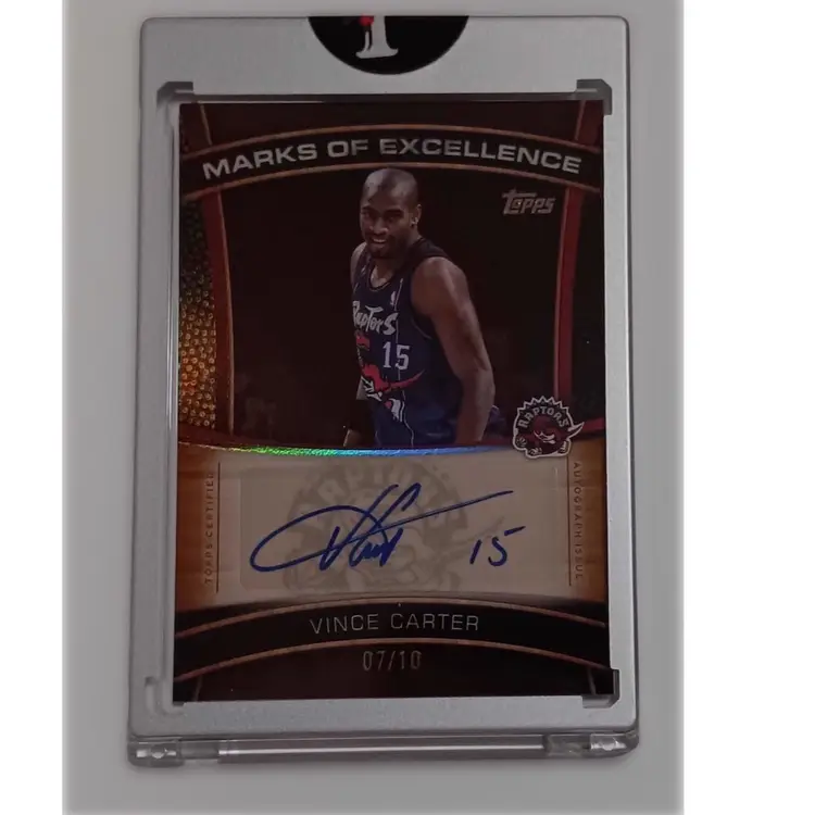 2025-26 Topps NBA Marks of Excellence Vince Carter Auto #d 7/10
Raptors