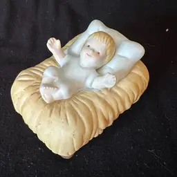 Baby Jesus Ceramic Figurine