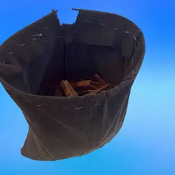 Vintage Handmade Clothes Pins Hanger with Clothes Pins