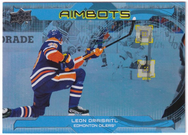 2024-25 Upper Deck Aimbot #AB20 Leon Draisaitl Edmonton Oilers Hockey Card