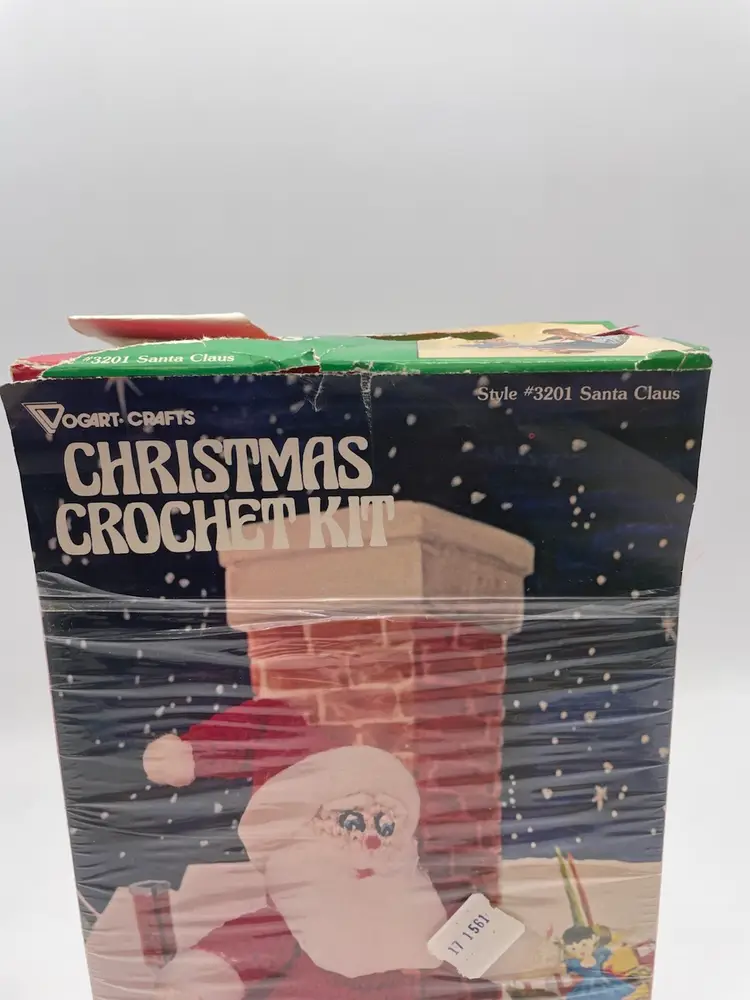 Vintage Vogart Crafts Santa Claus Crochet Kit