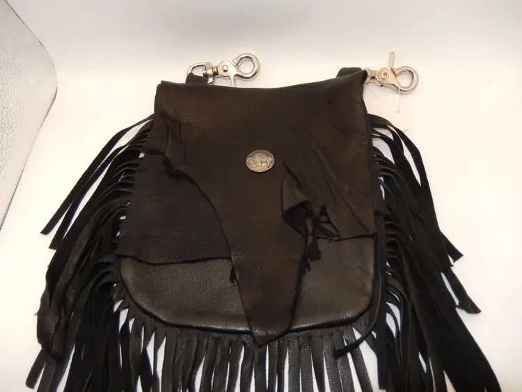Hide & Soul Leatherworks Buffalo Hide Hip Purse / bag (Belt Loop)