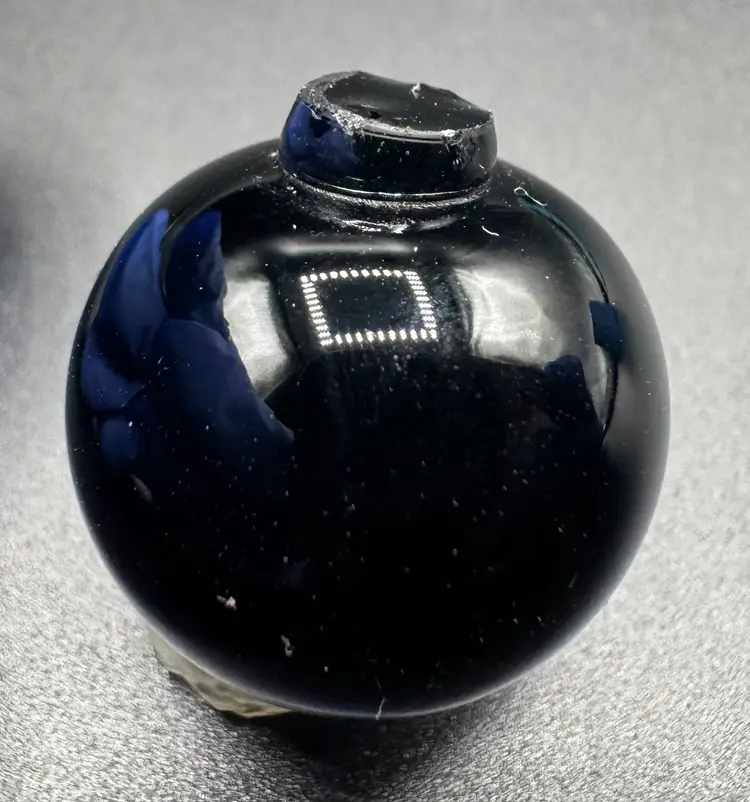 Contemporary Art Glass Practice Marble- Opal Eater