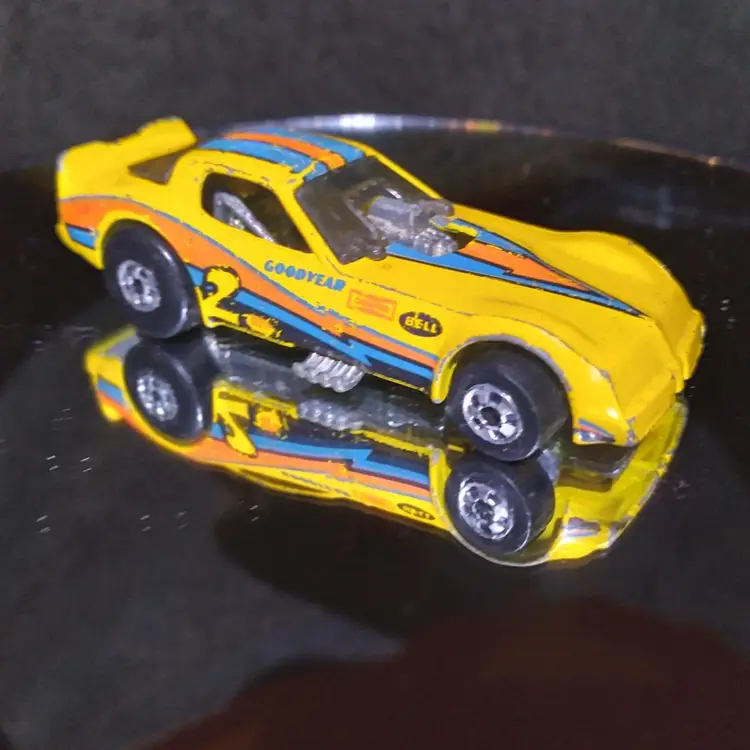 Hot Wheels 1977n Pontiac Firebird Funny Car Dragster Yellow #2 - 1:64Scale