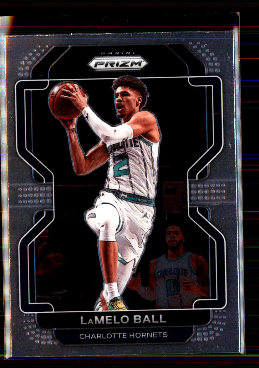 Lamelo Ball 2021-22 Panini Prizm #185 - Charlotte Hornets - (136-103)
