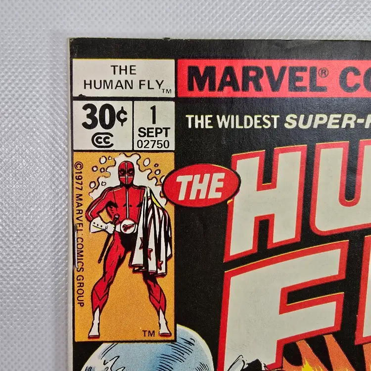 The Human Fly, #1 , Marvel Comic Newsstand Sept. 1977 1st  Issue Spider-Man App.