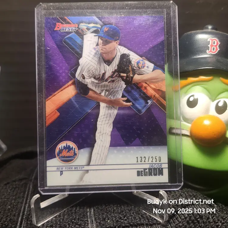 2018 Bowman's Best Purple - Jacob de Grom New York Mets 132/250