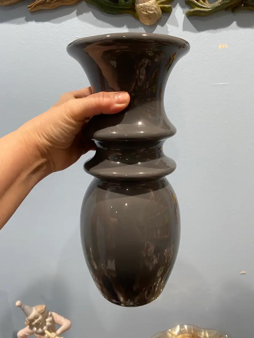 Haeger gray vase