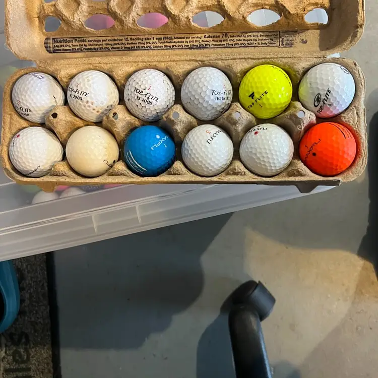 Dozen Used Golf balls