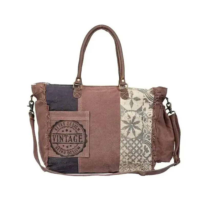 Myra Bag Vintage Patchwork Tote