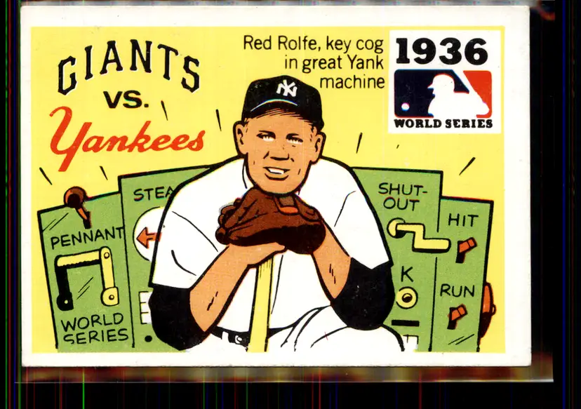 Red Rolfe 1968 Fleer World Series #34 - New York Yankees - (pk2-111)