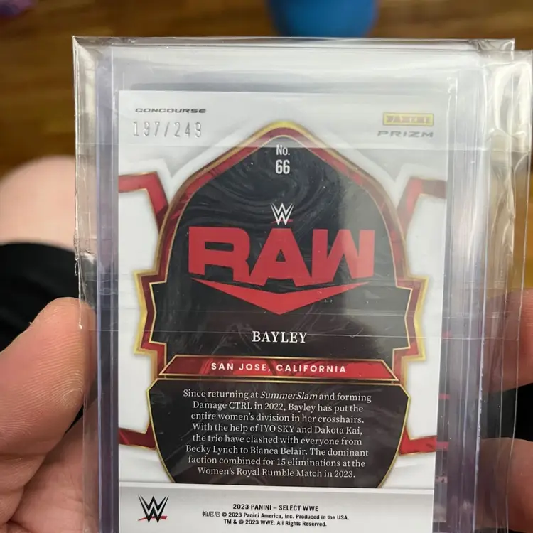 2023 Bayley WWE Select Blue Concourse /249
