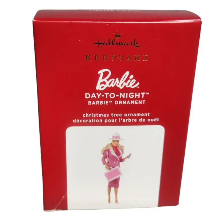 2020 Hallmark Day to Night Barbie Keepsake Ornament IOB QXE3254