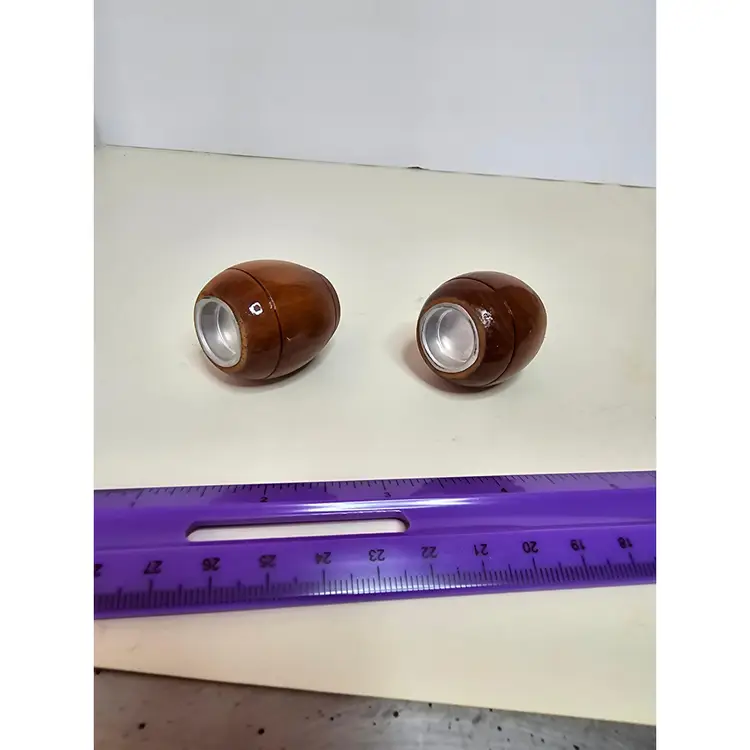 Vintage Wood S&P Shakers From Sayner Wisconsin