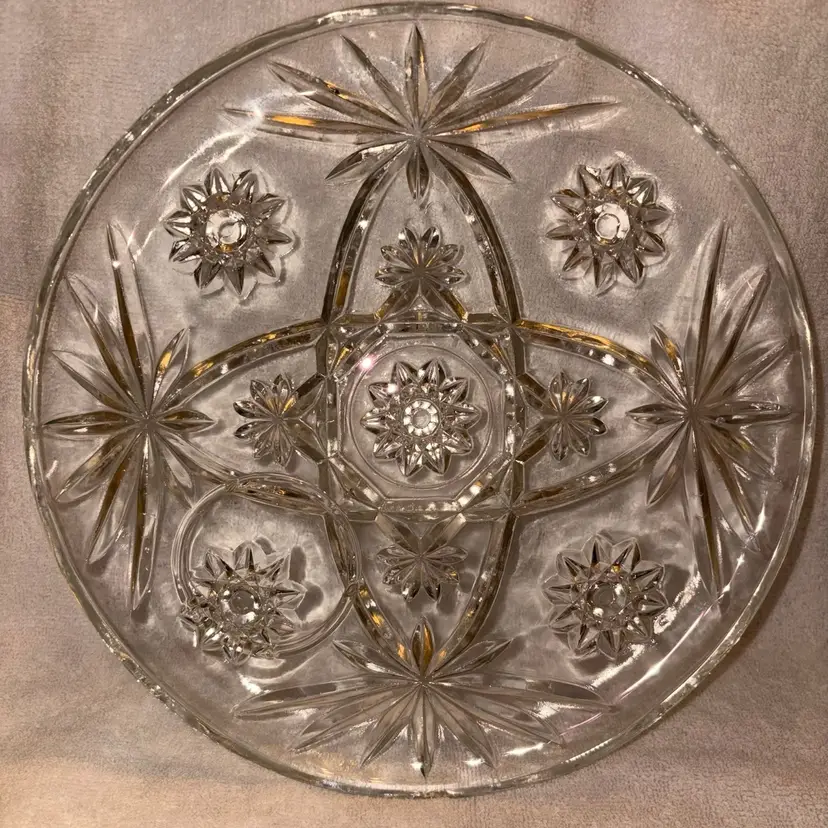 Anchor Hocking Early American - Star Of David Serving Dish