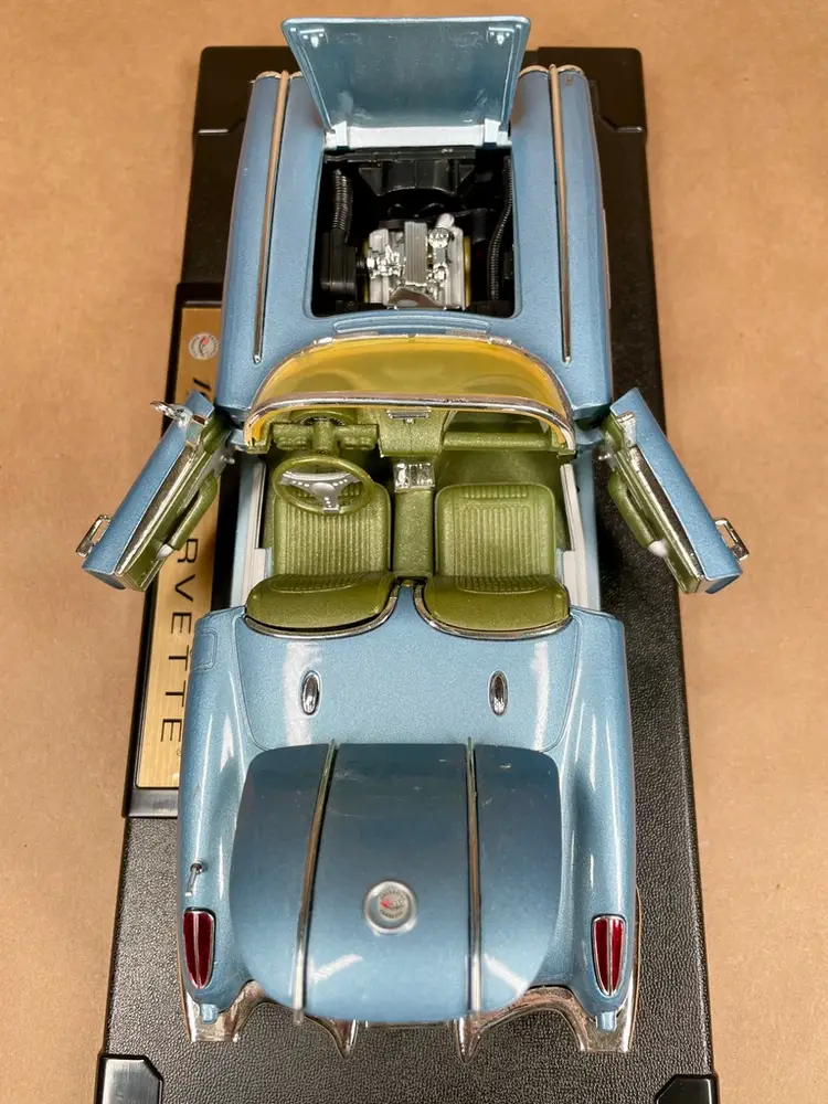 Hot Wheels Die Cast 58' Corvette , '32 Ford Hot Rod, Orange Saleen - 3 cars - Father's Day