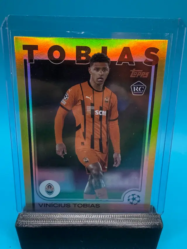 Vinicius Tobias Topps UEFA Yellow Foilboard /175 RC Shakhtar Donetsk