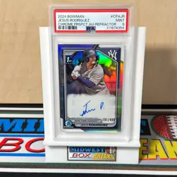 Jesus Rodriguez 1st Auto #CPAJR PSA 9 2024 Bowman New York Yankees