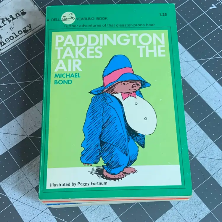 Paddington Book Lot Vintage Dell 6 Books Michael Bond