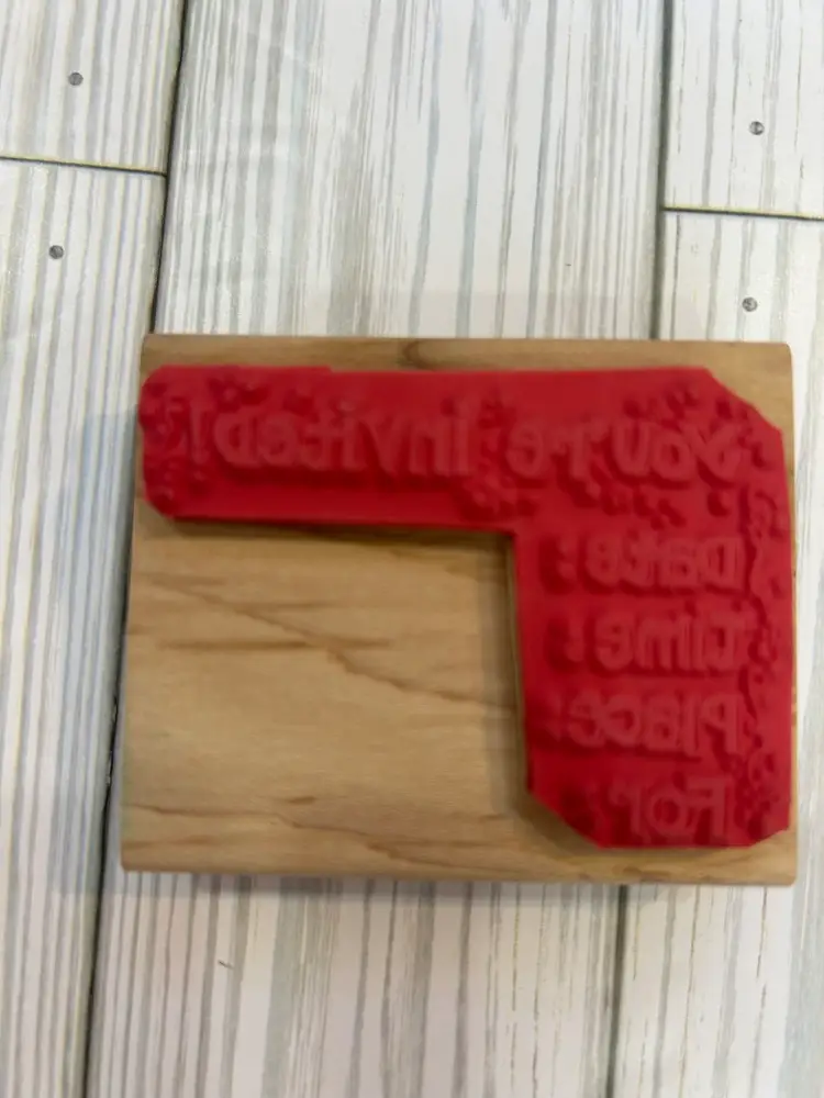 Your Invited  Confetti Invitation Stamp From D.O.T.S (1989)