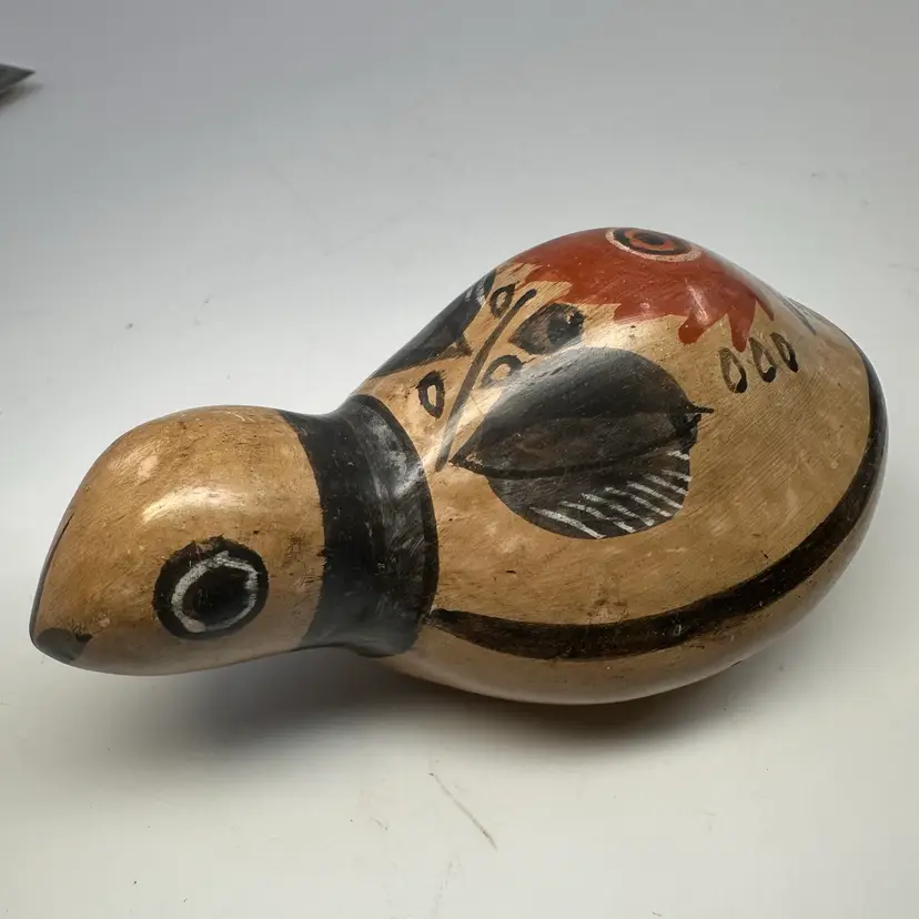 Tonala Mexican Bird Figurine