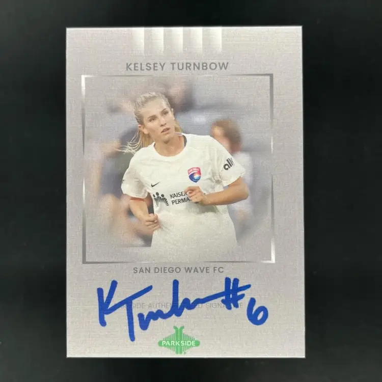 Kelsey Turnbow 2022 Parkside Paramount NWSL Autograph /25 Soccer Card