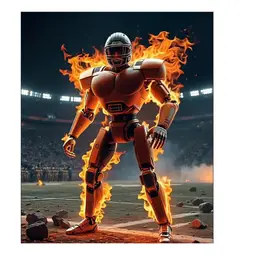 Grim Footballer - 9x11 Print