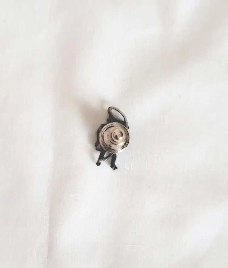Vintage Necktie Pin in the Shape of a Fisherman