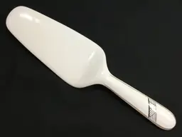 Fine bone china, Christopher Stuart, cake server, Art Deco detail