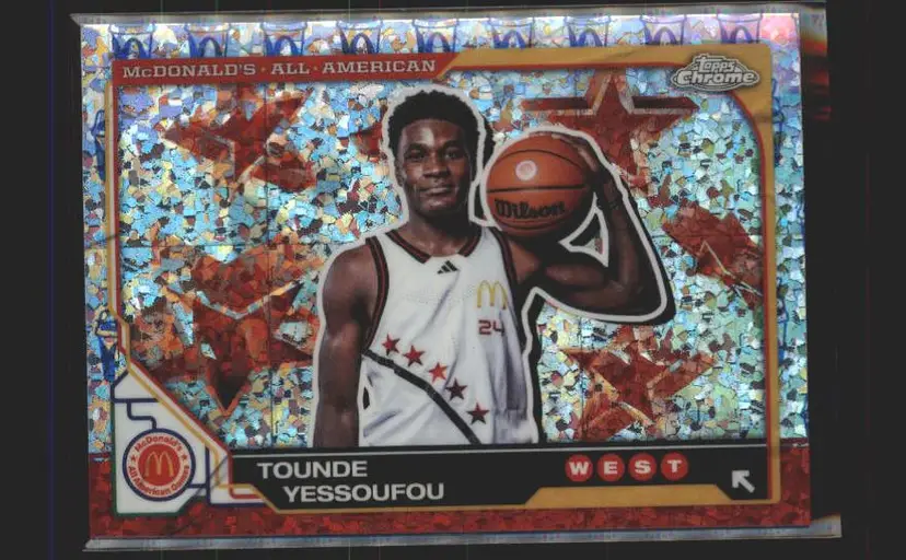 2025 Topps Chrome McDonald's #53 Tounde Yessoufou McFlurry Refractor - (140)