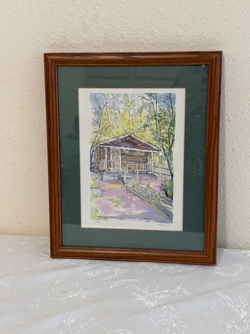 070. Robert Service Cabin In Dawson City Yukon Signed