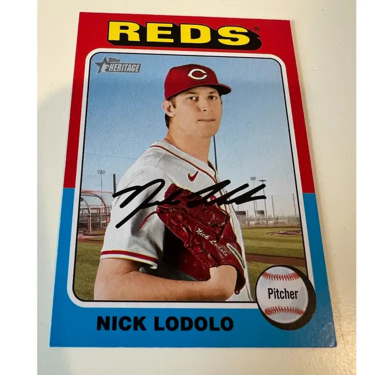 Nick Lodolo Heritage SP Cincinnati Reds