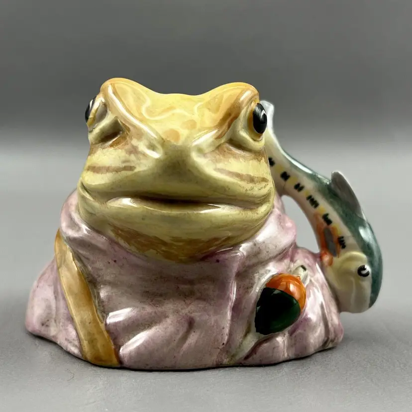Beatrix Potter Jeremy Fisher Character Jug Mug Beswick READ CONDITION 1987 Warne