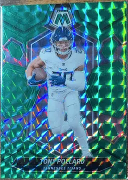 2023 Panini Mosaic Tony Pollard - Green Prizm
