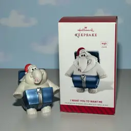 Hallmark Keepsake Christmas Ornament I want You To Want Me Elephant 2014