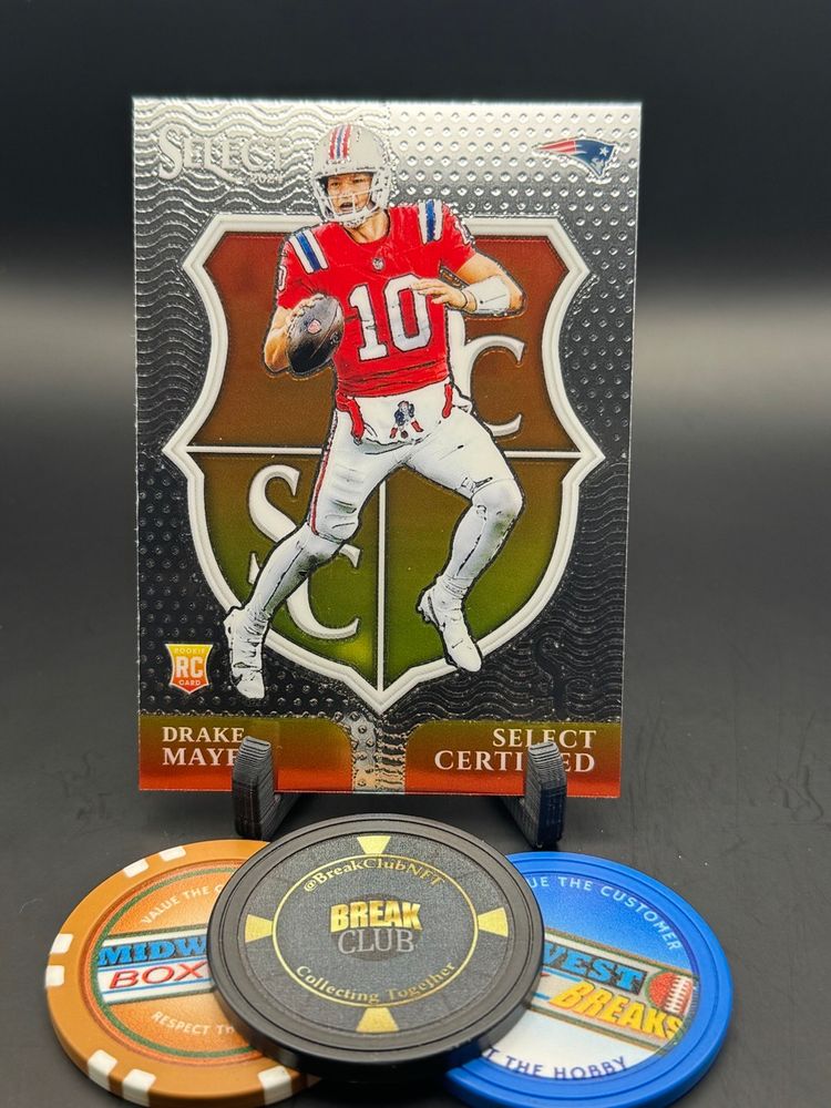 Drake Maye Rc Select Certified Insert 2024 Select New England Patriots