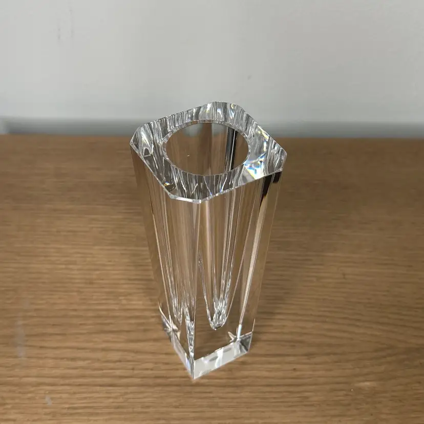 Vintage 1990s "Odyssey" Crystal Vase by Lars Hellsten for Orrefors