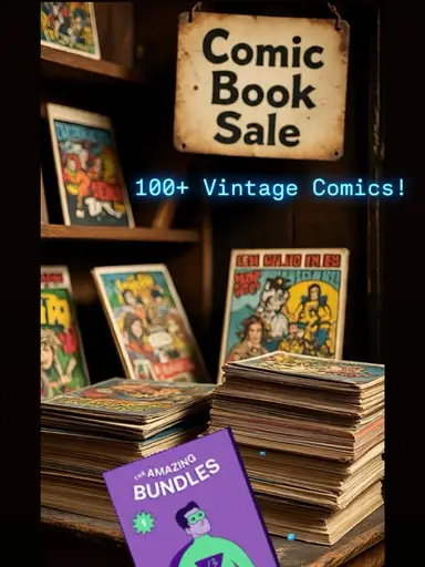 100+ Vintage Comics! Lots Of Bundles. Prog. Ship Cont.