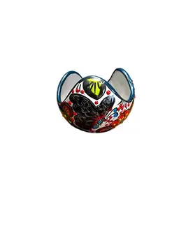 Item #601 Talavera Small Wave Pot